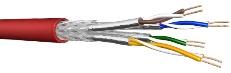 תמונת מוצר   -  כבל מחשב מסוכך  CAT7 SFTP נחושת -PREMIUM ת 300מ